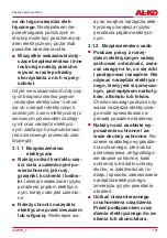 Preview for 127 page of AL-KO MT 40 Translation Of The Original Instructions For Use