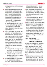 Preview for 135 page of AL-KO MT 40 Translation Of The Original Instructions For Use