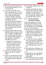 Preview for 231 page of AL-KO MT 40 Translation Of The Original Instructions For Use