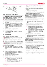 Preview for 33 page of AL-KO SnowLine 620 E III Translation Of The Original Instructions For Use