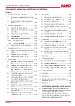 Preview for 227 page of AL-KO SnowLine 620 E III Translation Of The Original Instructions For Use