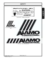 Preview for 29 page of Alamo Industrial HYDRO 88 Operator'S Manual