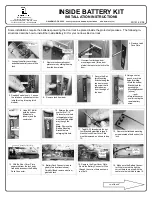 Alarm Lock INSIDE BATTERY KIT Installation Instructions preview