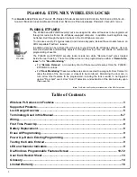 Preview for 2 page of Alarm Lock Networx ETPLNRX Programming Instructions Manual