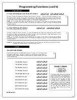 Preview for 21 page of Alarm Lock Wireless Trilogy PDL6200 Programming Instructions Manual