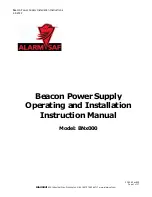 Preview for 2 page of Alarm SAF APD8-BD Operating And Installation Instruction Manual