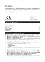 Preview for 2 page of ALASKA OCR1500 Instruction Manual