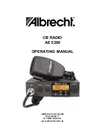 Preview for 1 page of Albrecht AE 5290 Operating Manual