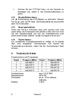 Preview for 8 page of Albrecht Tectalk Easy 2 User Manual