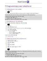 Preview for 33 page of Alcatel-Lucent 8028 User Manual