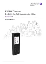 Alcatel-Lucent 8262 User Manual preview