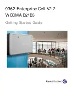 Alcatel-Lucent 9362 Enterprise Cell Getting Started Manual preview