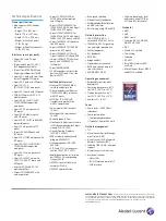 Preview for 2 page of Alcatel-Lucent Data Multiplexer 1665 DMX Specifications