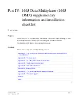 Preview for 293 page of Alcatel-Lucent Data Multiplexer Explore 1665 Installation Manual