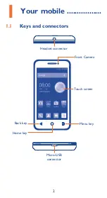 Preview for 2 page of Alcatel 4013M Quick Start Manual