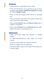 Preview for 4 page of Alcatel 4013M Quick Start Manual