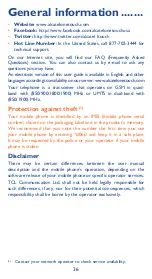 Preview for 36 page of Alcatel 4013M Quick Start Manual