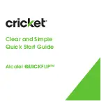 Alcatel QUICKFLIP Quick Start Manual preview