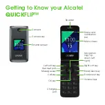 Preview for 2 page of Alcatel QUICKFLIP Quick Start Manual