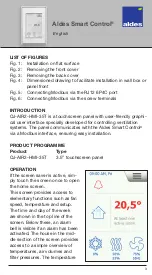 Preview for 3 page of aldes Smart Control OJ-AIR2-HMI-35T Instructions Manual