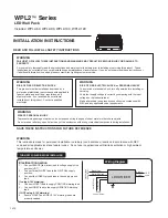 Aleo WPL2-60 Installation Instructions preview