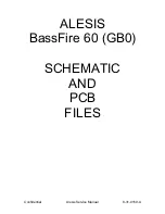 Preview for 17 page of Alesis BASSFIRE 60 Service Manual