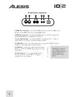 Preview for 8 page of Alesis IO|2 Quick Start Owner'S Manual