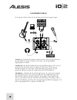 Preview for 50 page of Alesis IO|2 Quick Start Owner'S Manual