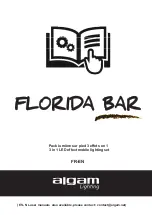 Algam Lighting FLORIDA BAR User Manual preview