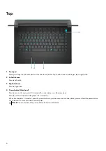 Preview for 6 page of Alienware m15 R6 Setup And Specifications