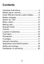 Preview for 2 page of ALIGATOR K50 eXtremo Quick Manual