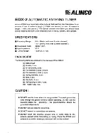 Preview for 6 page of Alinco EDX-2 s Service Manual