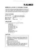 Preview for 6 page of Alinco EDX-2 Service Manual