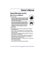 Preview for 7 page of All-Power 3.5HP PEAK 6 GALLON Owner'S Manual