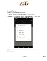Preview for 17 page of AllBe Solutions AllBe1 User Manual