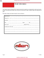 Preview for 8 page of Allen Engineering Corporation ATC130H Operations & Parts Manual