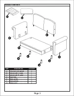 Preview for 3 page of Allen + Roth Sofa 1554608 Assembly Instructions Manual