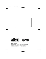 Preview for 34 page of allen 446 Hovertrim Owner'S Handbook Manual