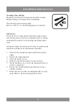 Preview for 22 page of allen XR16 Hovertrim Owner'S Handbook Manual