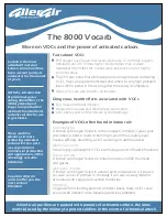 Preview for 2 page of AllerAir VOCARB 8000 Brochure