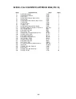 Preview for 68 page of Allett C 34 Operator'S Manual And Spare Parts List