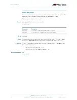 Preview for 70 page of Allied Telesis AlliedWare Plus 5.2.1 Software Reference Manual