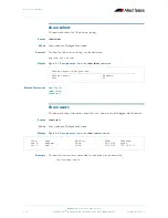 Preview for 76 page of Allied Telesis AlliedWare Plus 5.2.1 Software Reference Manual