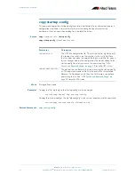 Preview for 100 page of Allied Telesis AlliedWare Plus 5.2.1 Software Reference Manual