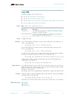 Preview for 101 page of Allied Telesis AlliedWare Plus 5.2.1 Software Reference Manual