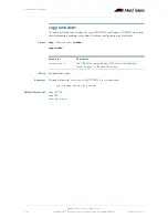 Preview for 102 page of Allied Telesis AlliedWare Plus 5.2.1 Software Reference Manual