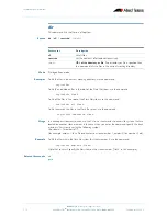 Preview for 104 page of Allied Telesis AlliedWare Plus 5.2.1 Software Reference Manual