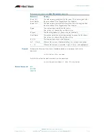 Preview for 113 page of Allied Telesis AlliedWare Plus 5.2.1 Software Reference Manual