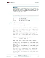Preview for 195 page of Allied Telesis AlliedWare Plus 5.2.1 Software Reference Manual