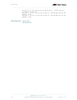 Preview for 196 page of Allied Telesis AlliedWare Plus 5.2.1 Software Reference Manual